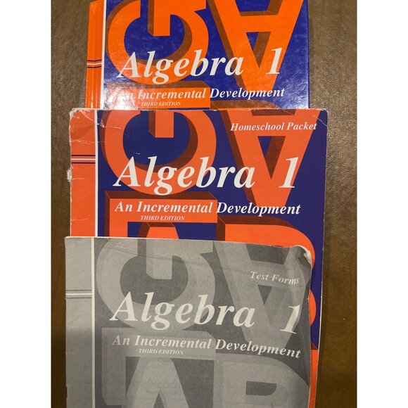 Saxon Algebra Incremental Development 3rd Edition Homeschool Packet & Test Forms - Picture 1 of 6